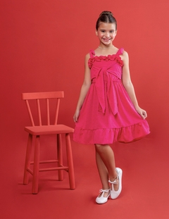 Vestido laço Bia Rosa pink Barbie - comprar online