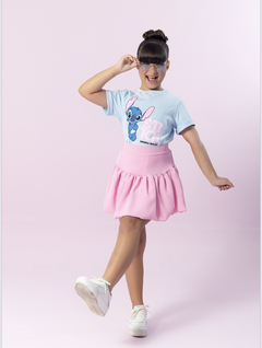 Conjunto Lilo Stitch T-shirt + shorts saia balonê - loja online