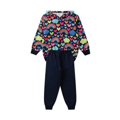 Conjunto Moletom infantil menina Collor colorido - comprar online