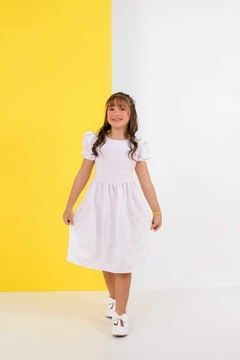 Vestido infantil branco festas BOL - Flor e Liz Boutique