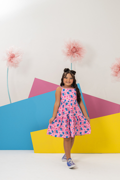 Vestido infantil Lilo e Stitch Rosa - loja online