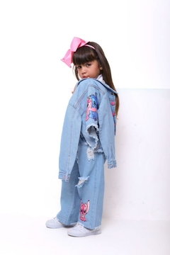 Imagem do Jaqueta jeans infantil Lilo e Stitch