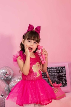 Vestido+ tiara fantasia Luxo Barbie Girl - loja online