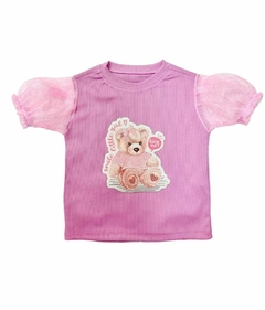 Blusa infantil manga princesa na internet