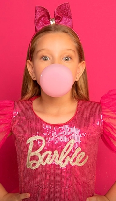 Vestido+ tiara fantasia Luxo Barbie Girl na internet