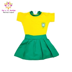 Conjunto Copa do Mundo Brasil - Flor e Liz Boutique