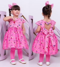 Vestido Luxo + Laço Barbie