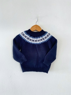 Sweater azul marino - comprar online