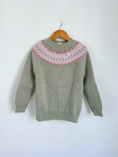 Sweater cedron c/rosa