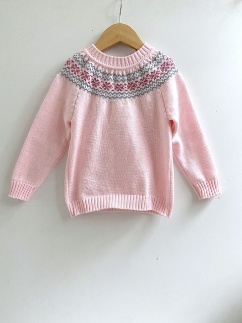 Sweater rosa bebe