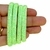 Tubo de Strass Meia Cana 6mm Verde Neon - 1 metro - comprar online