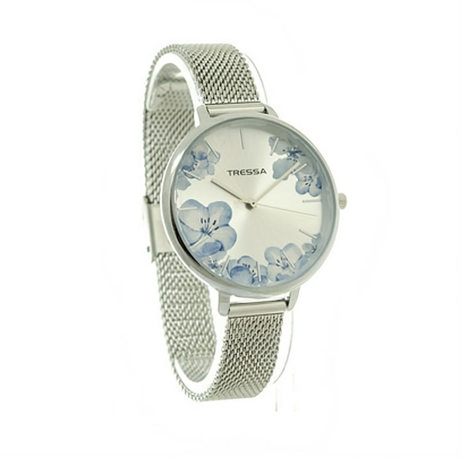 Reloj Tressa Bloom M 02 Dama Malla Tejida