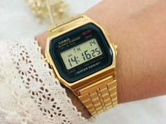 Reloj CASIO A159WGEA-1D Resina Unisex Dorado - Btime