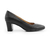 Zapatos OLIVIA, forrados en Cuero y Plantilla Anatómica de latex de cuero. Color Negro. Linea 24hs. Comodidad. (316) - tienda online