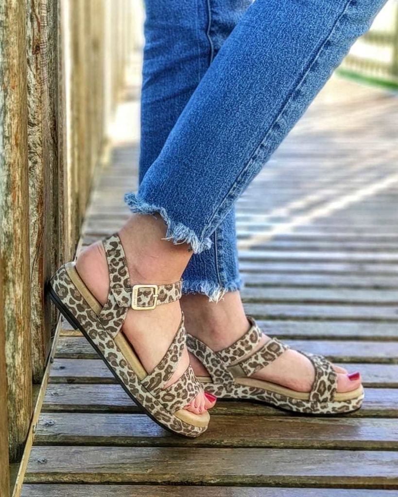 Sandalias FRIDA LEOPARDO