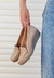 Zapatos Fiona de cuero estilo Mocasines con taco chino 4 cm color ROSE
