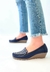 Zapatos Fiona de cuero estilo Mocasines de cuero con taco de 4 cm color - tienda online
