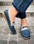 Mocasines Milly Color Azul combinado con Plata - Scarpanno Zapatos