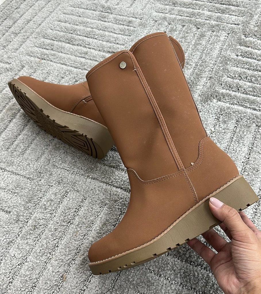 Bota via marte store com pelo