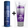 Kit Shampoo Platinado + Creme de Amora Vizbelle