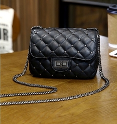 CARTERA COCO CHANEL NEGRA CON TACHAS