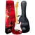 Guitarra SX SST57 Vintage Cor Vermelho Metálico com Bag