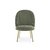 Ace Lounge Chair Brass Verde Inglés - comprar online