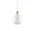 Amp Lamp Small White Brass