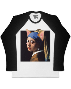 Raglan Manga Longa Waifu de Pérola