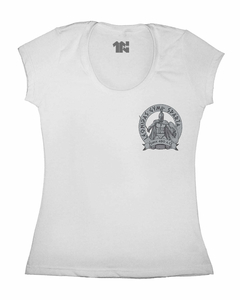 Camiseta Feminina Academia Espartana de Bolso na internet