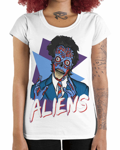 Camiseta Feminina Alienígenas