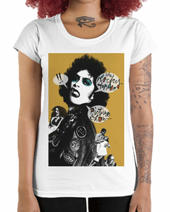 Camiseta Feminina Horror Amarelo