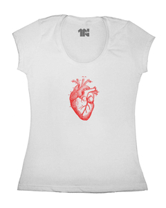 Camiseta Feminina Anatomia do Coração na internet