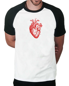 Camiseta Raglan Anatomia do Coração - comprar online