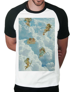 Camiseta Raglan Anjos - comprar online