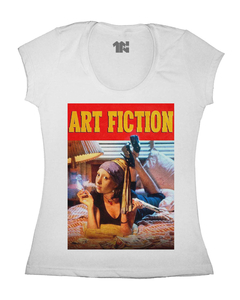Camiseta Feminina Art Fiction - comprar online