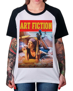 Camiseta Raglan Art Fiction na internet