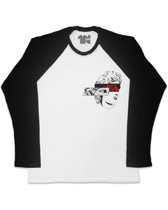 Raglan Manga Longa Arte Minimalista