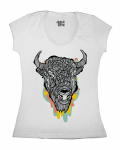 Camiseta Feminina Búfalo na internet