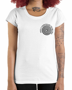 Camiseta Feminina Buraco Negro Legal de Bolso