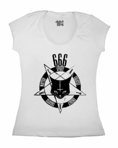 Camiseta Feminina Catan 666 na internet