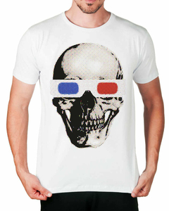Camiseta Caveira 3D - comprar online