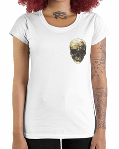 Camiseta Feminina Caveira Grafite