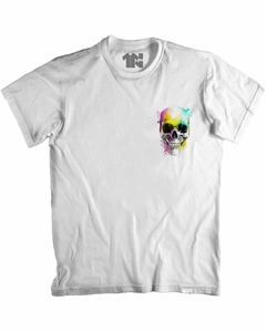 Camiseta Caveira da Arte de Bolso