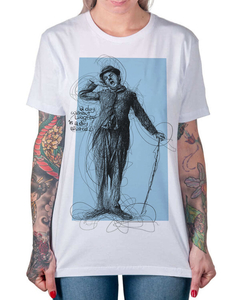 Camiseta Chaplin Azul na internet