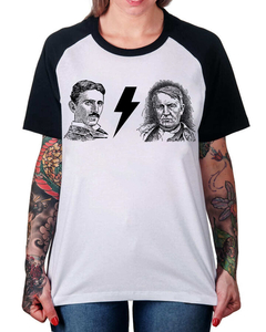 Camiseta Raglan Corrente Alternada/Corrente Contínua - Camisetas N1VEL