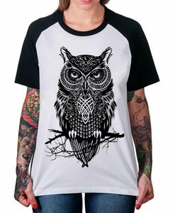 Camiseta Raglan Coruja Esotérica - comprar online