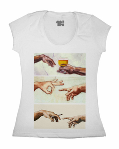 Camiseta Feminina Criação da Noite - comprar online