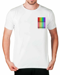 Camiseta Lápis de Cor de Bolso - comprar online