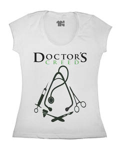 Camiseta Feminina Doctors Creed - Camisetas N1VEL